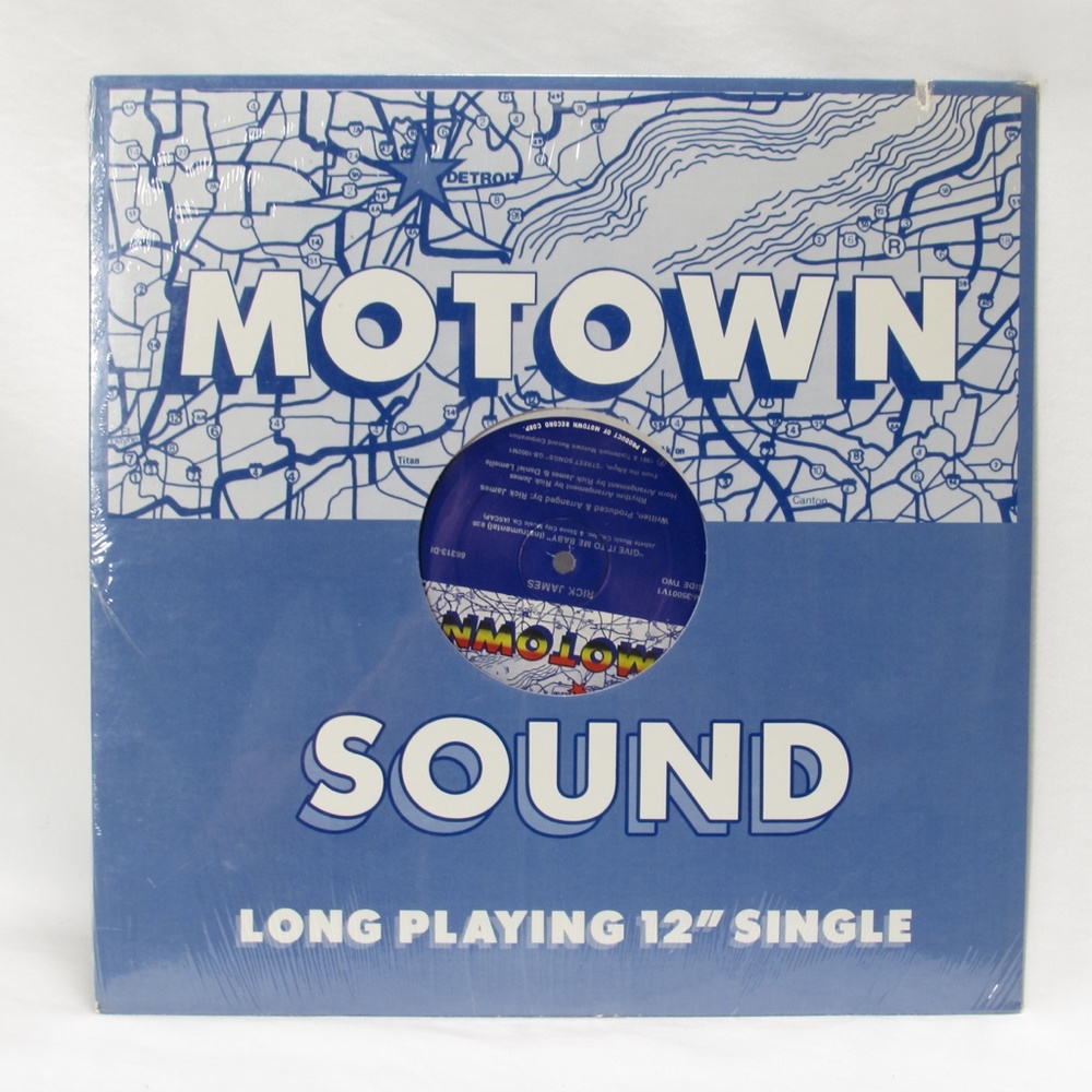 Rick James Give It To Me Baby M 35001V1 Motown Sound LP 12" Single FACTORY SEAL